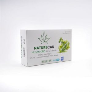 Naturecan Vegan CBD 10mg Capsules Box