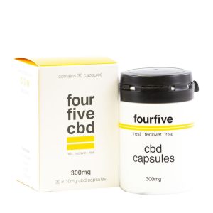 Fourfivecbd CBD Capsules 300mg and Box